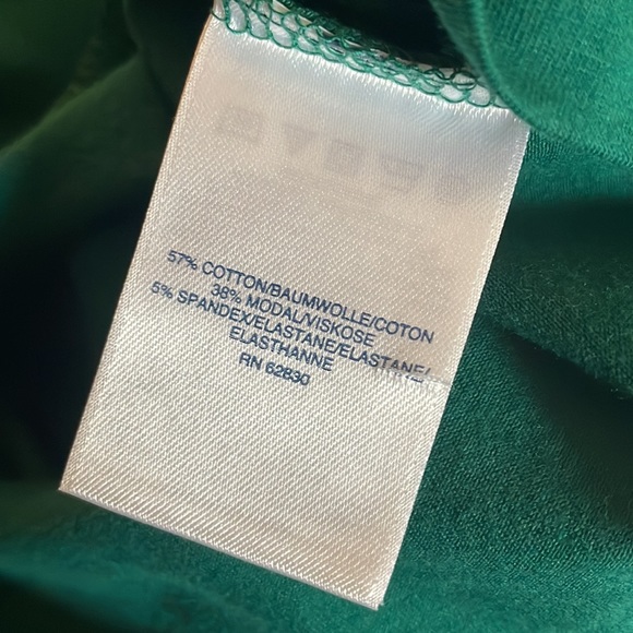 2X Lands End Ruffle V Neck Shirt EE43 6050 - Picture 5 of 6